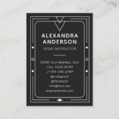 Yoga Instructor Visitenkarte (Rückseite)