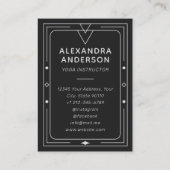 Yoga Instructor Visitenkarte (Rückseite)