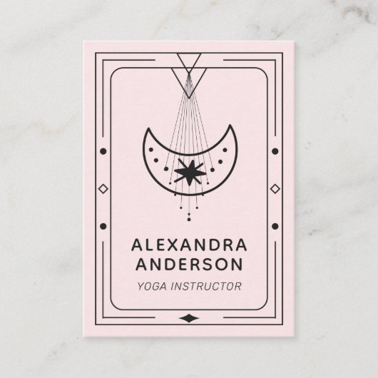 Yoga Instructor Visitenkarte (Vorderseite)