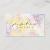 Yoga Instructor Visitenkarte (Vorderseite)