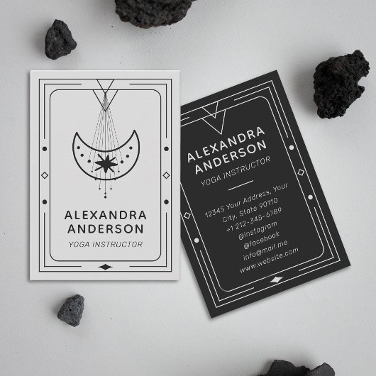 Yoga Instructor Visitenkarte