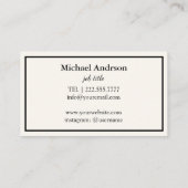 Yoga Instructor Visitenkarte (Rückseite)