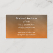 Yoga Instructor Visitenkarte (Rückseite)