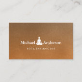 Yoga Instructor Visitenkarte (Vorderseite)