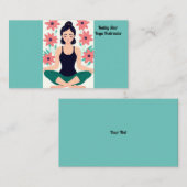 Yoga Instructor Visitenkarte (Vorne/Hinten)