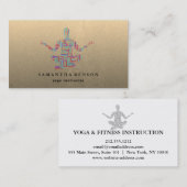 Yoga Instructor Visitenkarte (Vorne/Hinten)