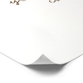 YOGA Instructor Wasserfarbe Meditation Pose Om Sig Poster (Ecke)