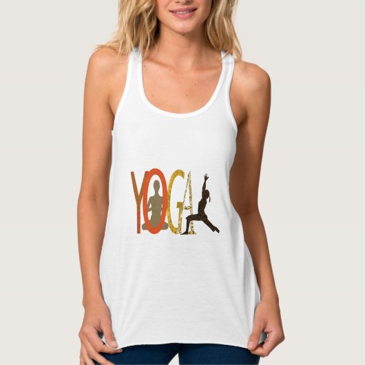 Yoga Instructor Workout Meditation Modern Tank Top (Vorderseite)