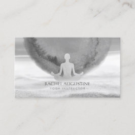 Yoga Instructor Zen OM Signature Visitenkarte