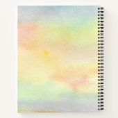 Yoga-Instruktor Sonnenblume personalisieren Notebo Notizblock (Rückseite)