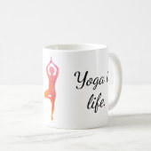 Yoga ist 2 Tasse (VorderseiteRechts)