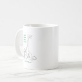 Yoga ist billiger als ein Therapeut Kaffeetasse (Vorderseite Links)