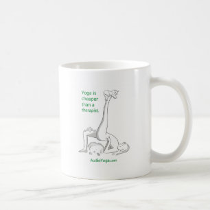 Yoga ist billiger als ein Therapeut Kaffeetasse