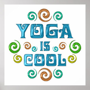 Yoga ist cool poster