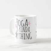 Yoga ist ein bisschen meine Sache Kaffeetasse (Vorderseite Links)