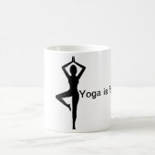Yoga ist für Posers-Tasse Kaffeetasse (Mittel)