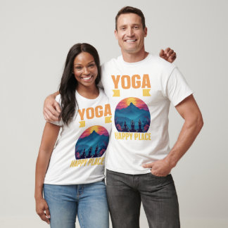 Yoga ist mein glücklicher Ort T-Shirt