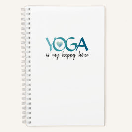 Yoga ist mein "Happy Hour Journal" Notizblock