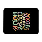Yoga ist meine glückliche Stunde Magnet (Horizontal)