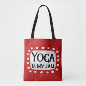 Yoga ist meine Jam Tote Tasche (Vorderseite)
