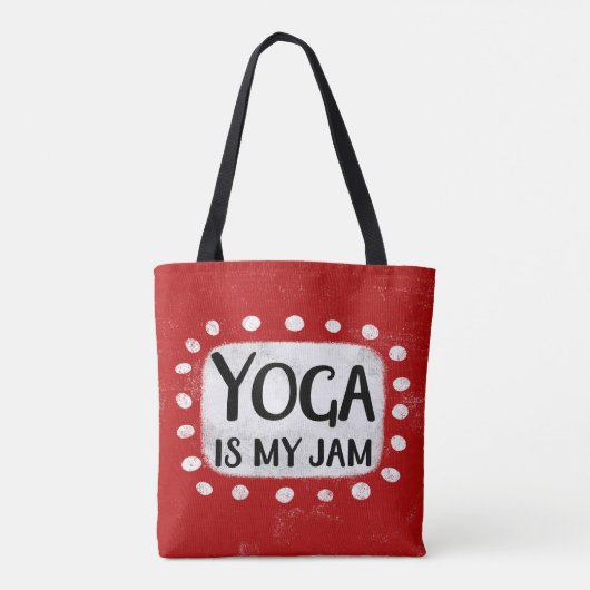 Yoga ist meine Jam Tote Tasche (Rückseite)
