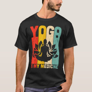 Yoga ist meine Medizin Süße Yogi Fitness Männer Fr T-Shirt