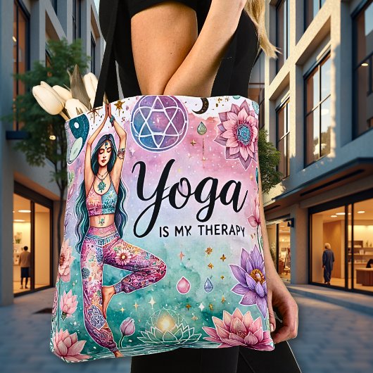Yoga ist meine Therapie Tasche