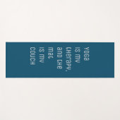 Yoga ist meine Therapie und Mat ist mein Couch Yog Yogamatte (Vorderseite (Horizontal))