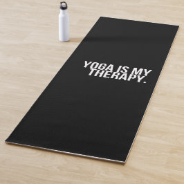 'Yoga ist meine Therapie' Wellness-Reise-Geschenk Yogamatte