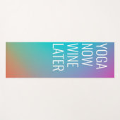 Yoga Jetzt Wein Später Sonnenschein Yogamatte (Vorderseite (Horizontal))