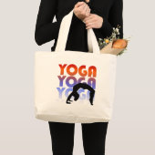 Yoga Jumbo Stoffbeutel (Vorderseite (Produkt))