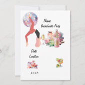 Yoga-Junggeselinnen-Abschied Einladung (Vorderseite)