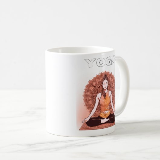 Yoga Kaffeetasse (VorderseiteRechts)