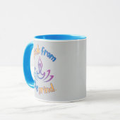 Yoga-Kaffeetasse Tasse (Vorderseite Links)