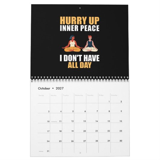 Yoga Kalender (Okt 2027)