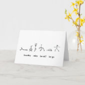Yoga Karte (Gelbe Blume)