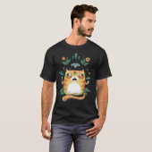 Yoga-Katze Gott T-Shirt (Vorne ganz)
