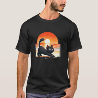 Yoga-Katze, Meditationskatze T-Shirt