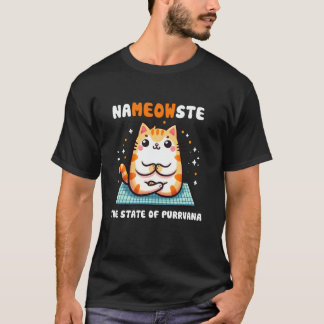 Yoga-Katze, Meditationskatze T-Shirt