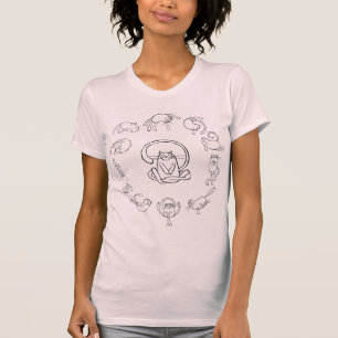 Yoga-Katze T-Shirt