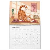 Yoga-Katzen-Kalender 2026 Kalender (Jan 2027)