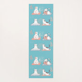 Yoga-Katzen Yogamatte (Rückseite)