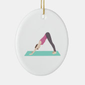 Yoga Keramik Ornament (Rechts)