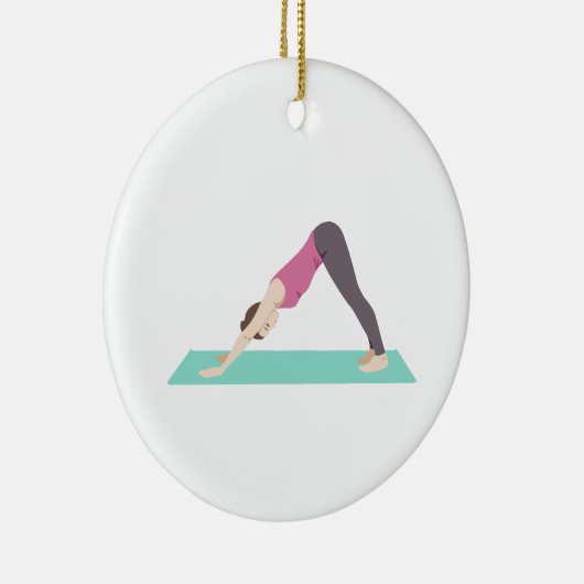 Yoga Keramik Ornament (Rechts)