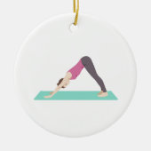Yoga Keramik Ornament (Vorne)