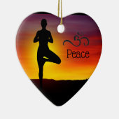 Yoga Keramik Ornament (Rechts)