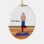Yoga Keramikornament (Rechts)