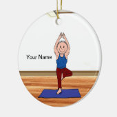 Yoga Keramikornament (Links)