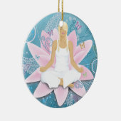 Yoga Keramikornament (Rechts)