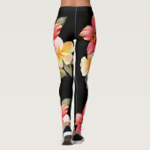 Yoga keucht Blumen Leggings (Rückseite)